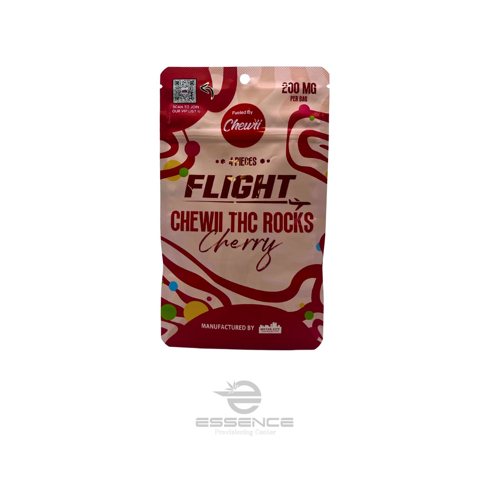 Photograph of product: Flight - Cherry Rocks Nerd Gummies - 200mg (4x50mg)