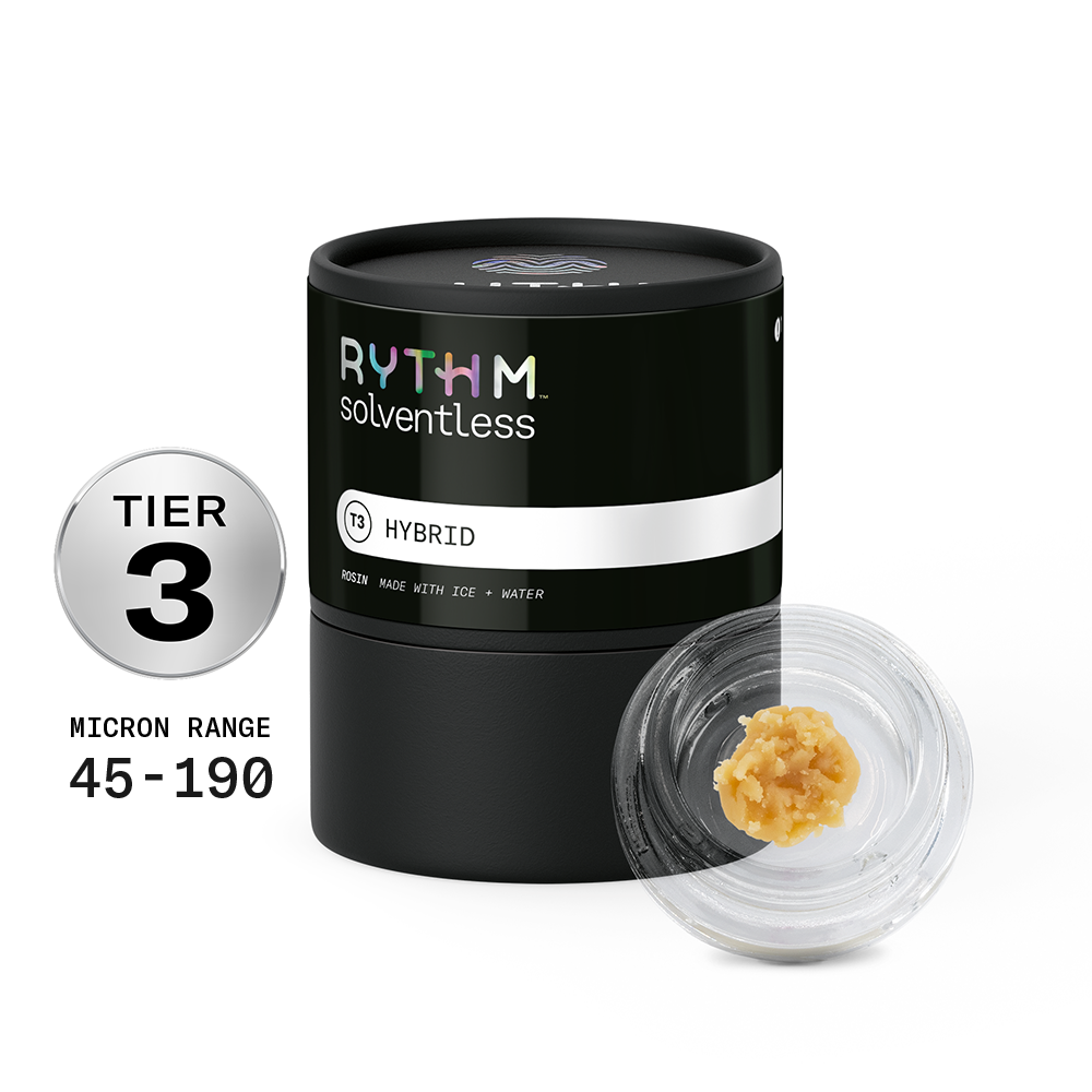 Photograph of product: Rythm Jet Fuel OG Solventless Live Rosin