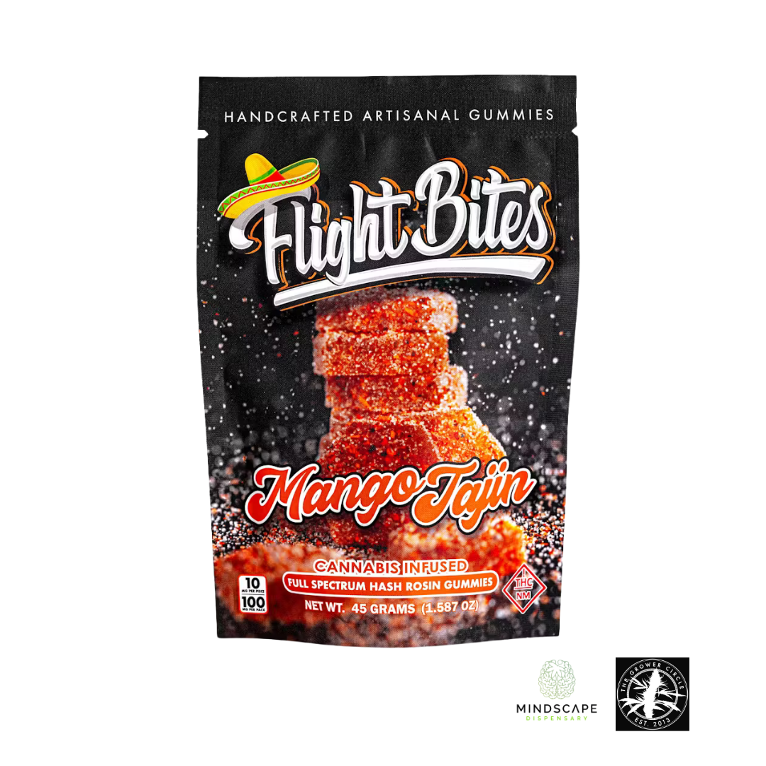 Photograph of product: Mango Tajin Flight Bites