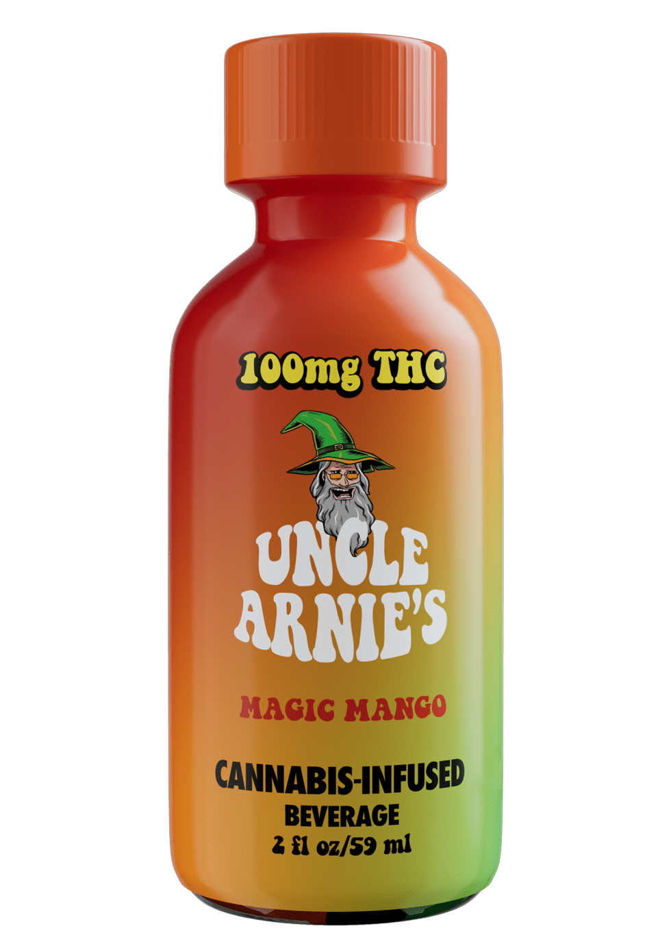 Photograph of product: Uncle Arnie's Beverage - Magic Mango - 2oz - 100mg