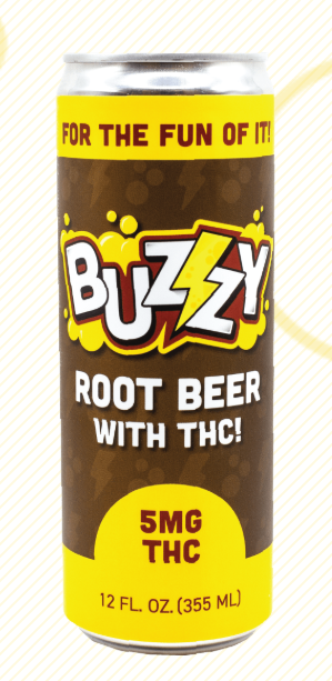Photograph of product: Root Beer Soda 12oz (5mg)