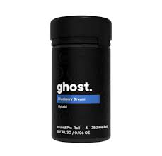 Photograph of Product: Ghost | Blueberry Dream | Infused Pre-Roll 4pk | 3g