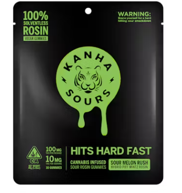Photograph of product: Sour Melon Rush Rosin Infused - 100mg