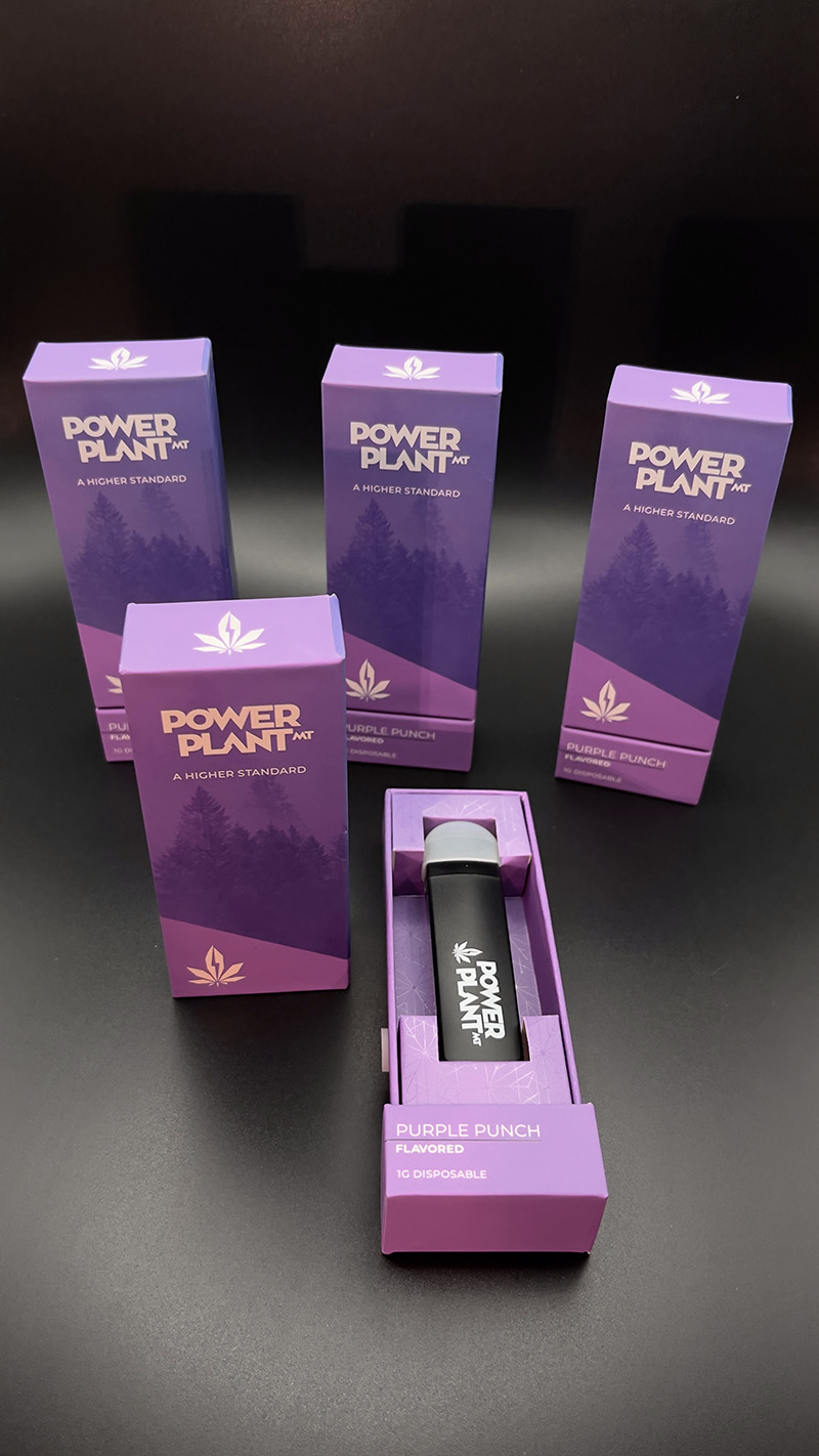 Photograph of Product: Disposable Cart - Purple Punch - Power Plant MT