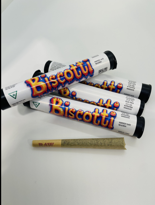 Photograph of Product: BISCOTTI | PREROLL