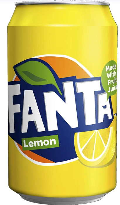 Photograph of product: Exotic Fanta - Lemon (Britain)