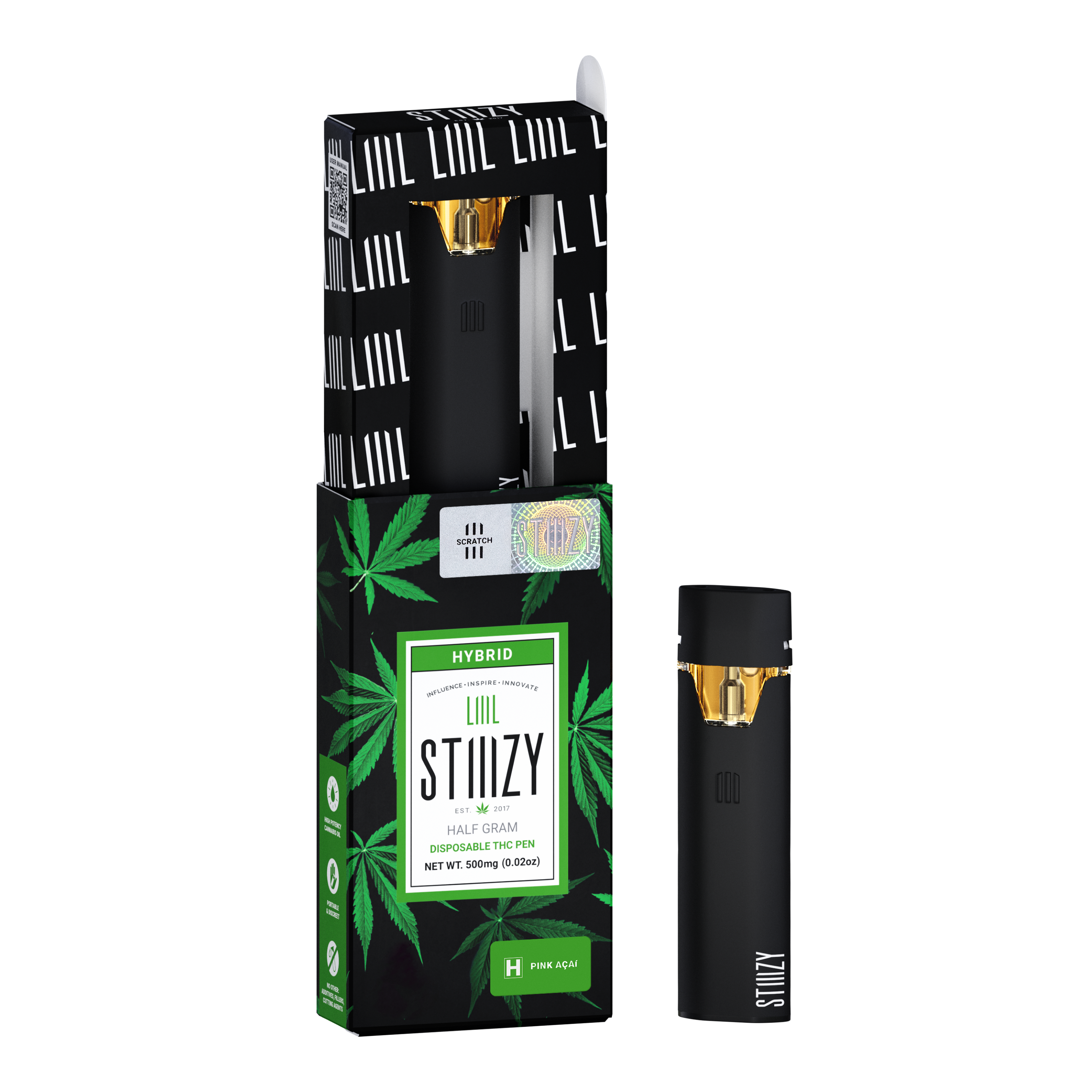 Photograph of product: Pink Acai - LIIIL Disposable - .5g