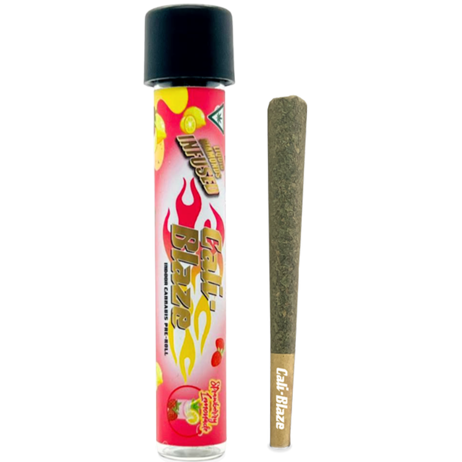 Photograph of product: Strawberry Lemonade 1.2g Diamond Infused Pre-Roll (S)