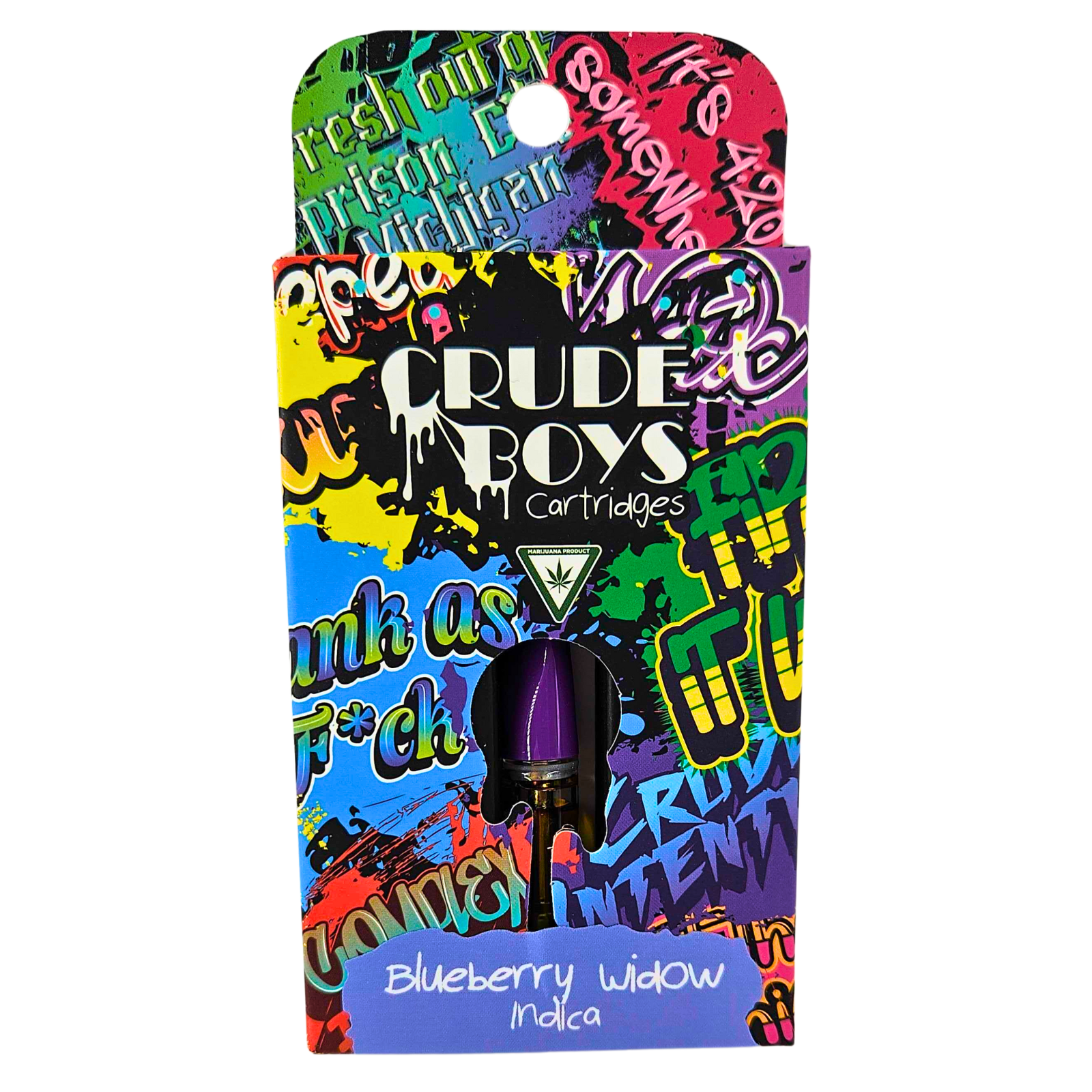 Photograph of Product: CRUDE BOYS | Vape Cartrige | Blueberry Widow
