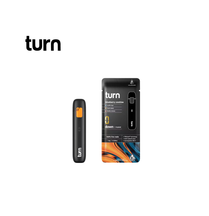 Photograph of product: BLUEBERRY COOKIES 1G LIVE RESIN ALL IN ONE