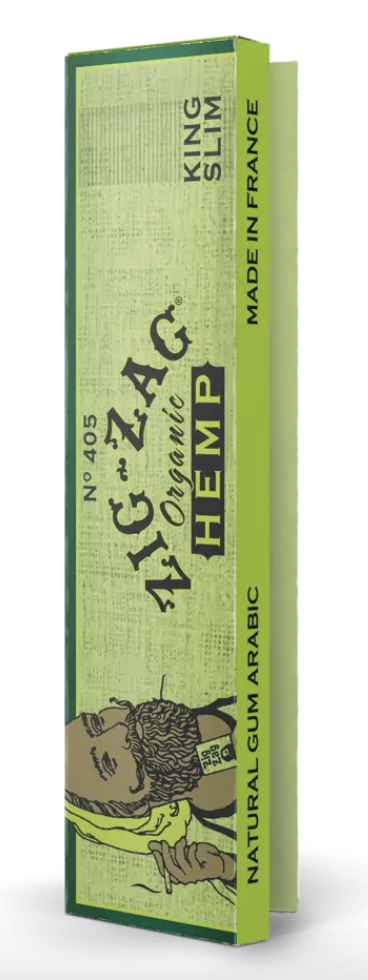 Photograph of product: Organic Hemp "King Slim" Papers || Zig Zag