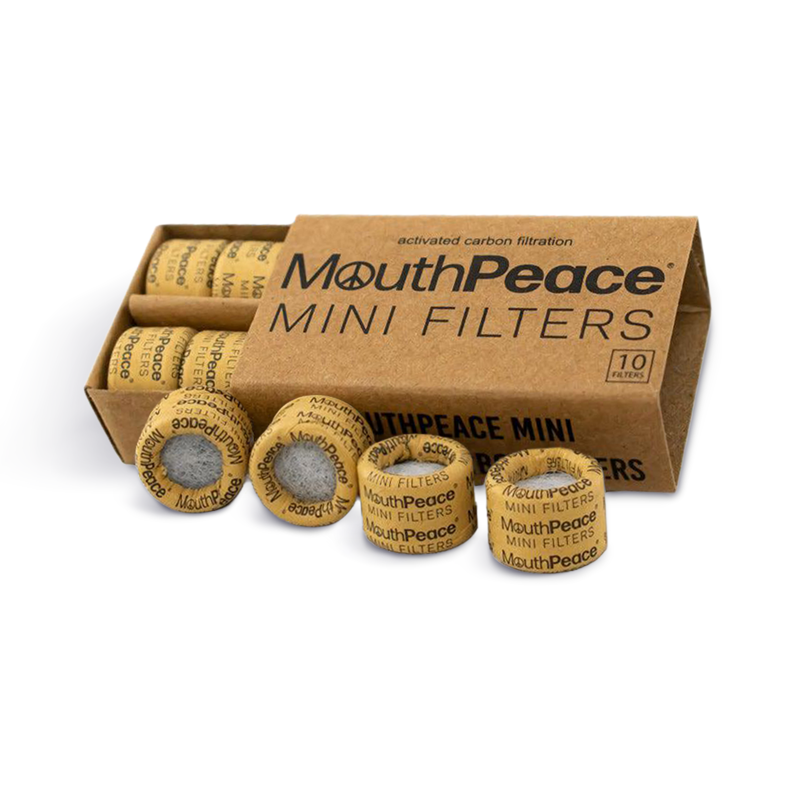 Photograph of product: MouthPeace Mini Filter Box 10-pack