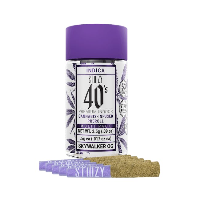 Photograph of product: Skywalker OG | 40's Pre-Rolls (5-Pack) [2.5g] - 