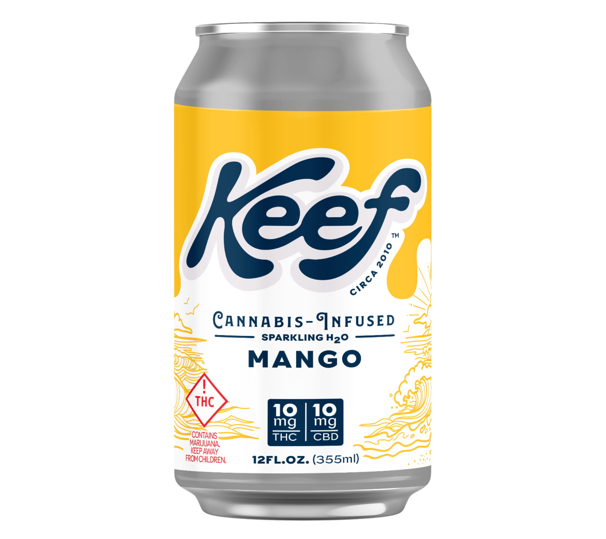 Photograph of product: Keef Sparkling H2O- Mango 1:1
