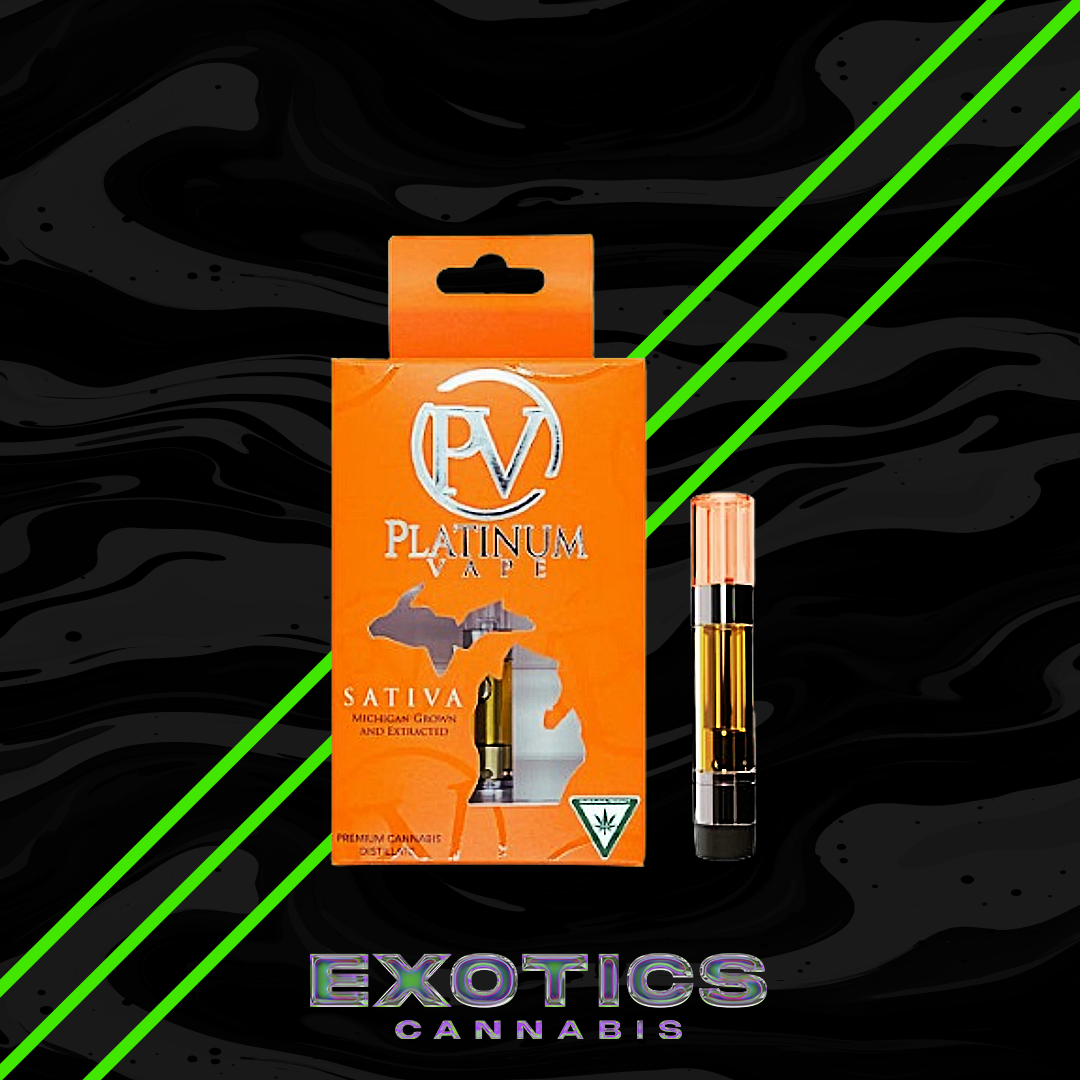 Photograph of product: Platinum Vape - Bubblegum x Zkittlez Cartridge