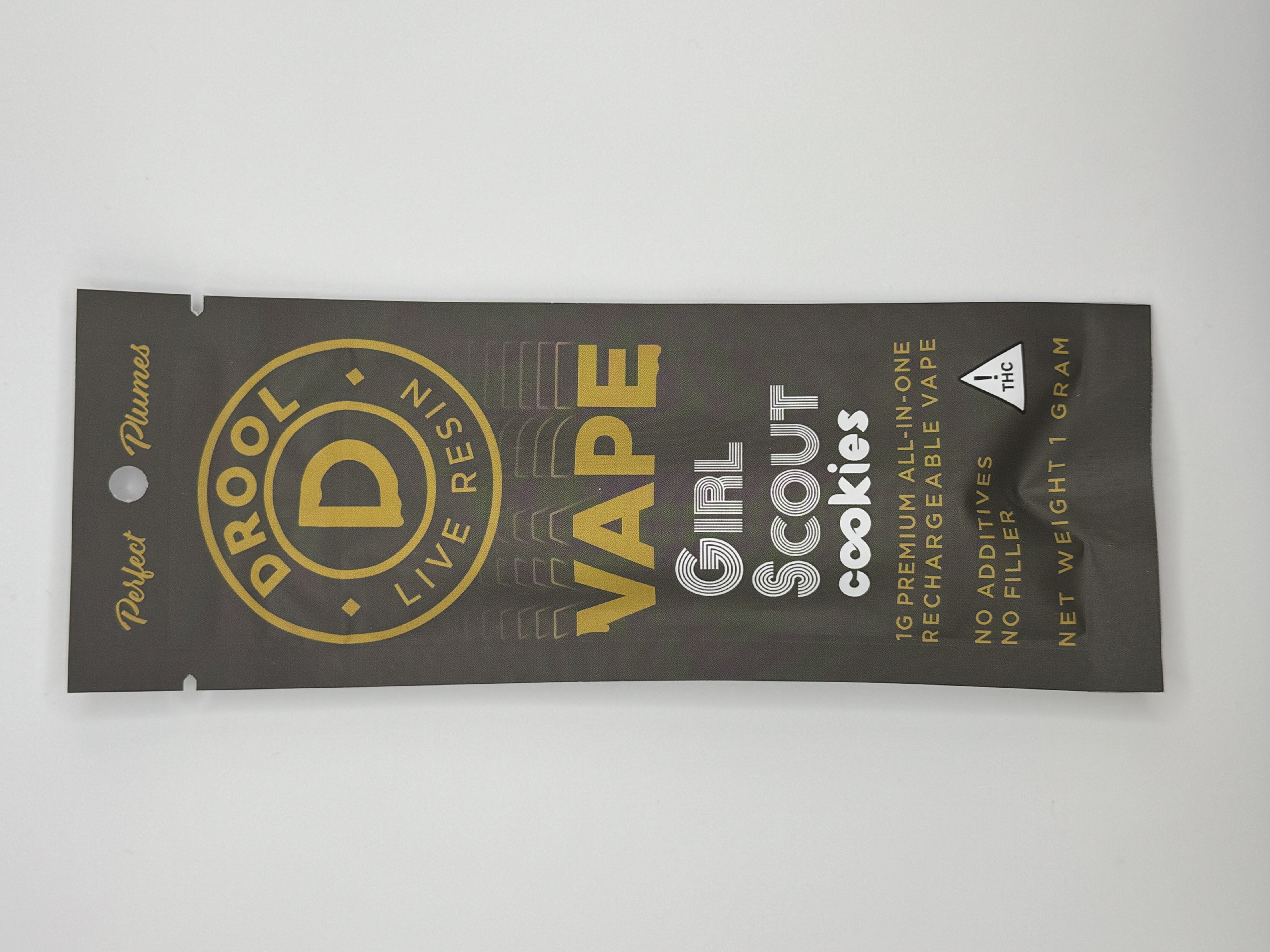 Photograph of product: Drool Girl Scout Cookies Live Resin |  Disposable Vape