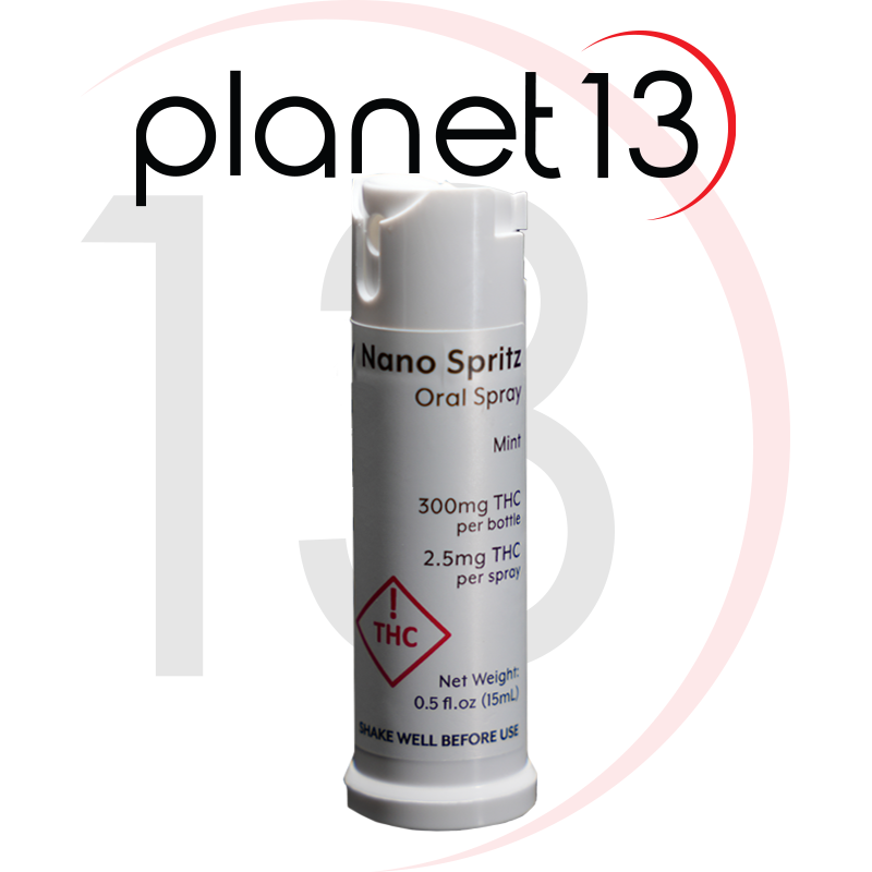 Photograph of product: Nano Spritz Mint Oral Spray 300mg