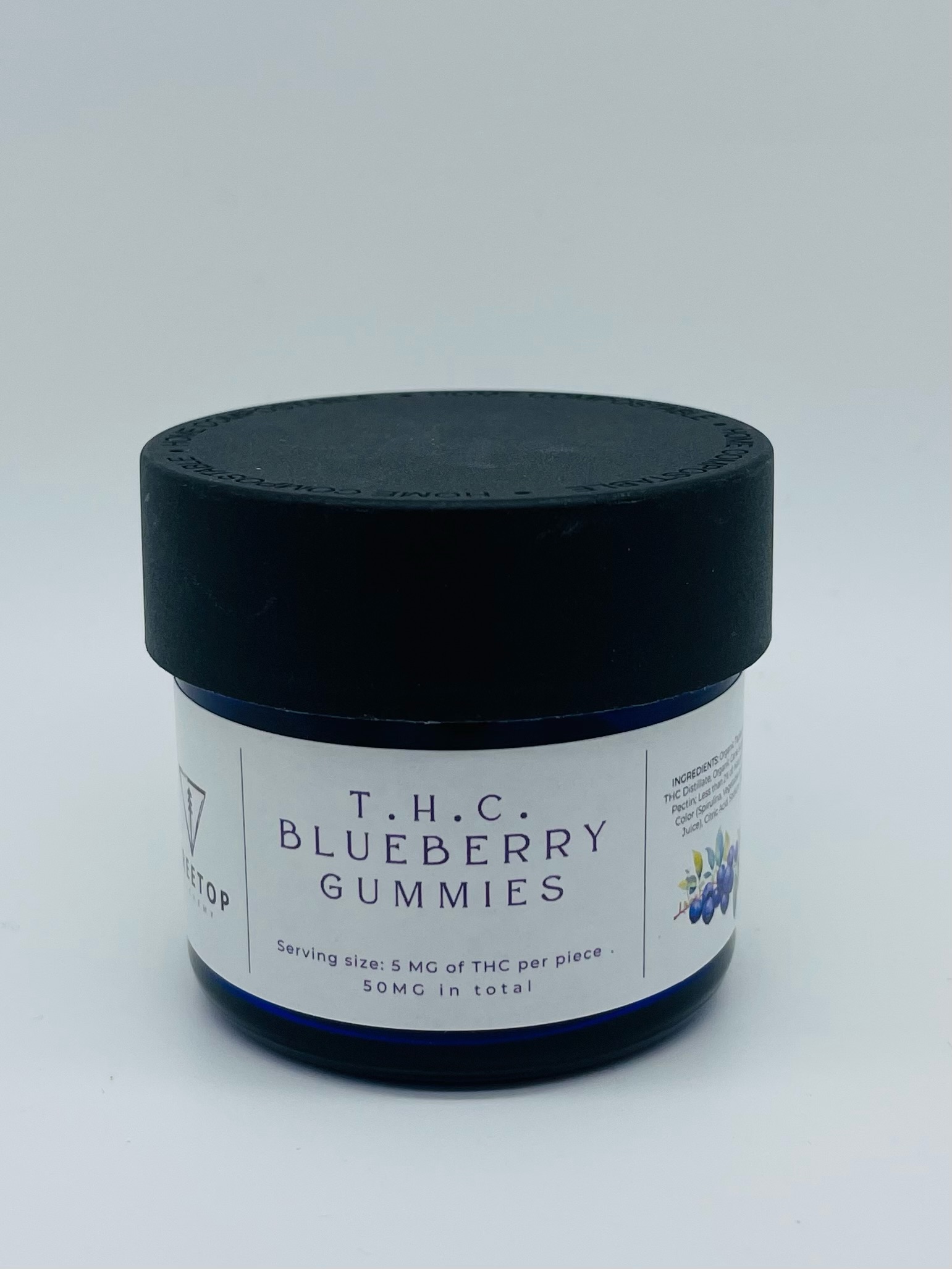 Photograph of Product: Treetop Alchemy |  Blueberry Gummies | Edibles | 5 mg x 10