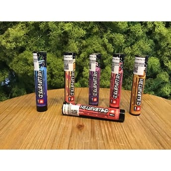Photograph of product: HELLAVATED - INFUSED PREROLL - 0.75G - TROPICALEZ PUNCH