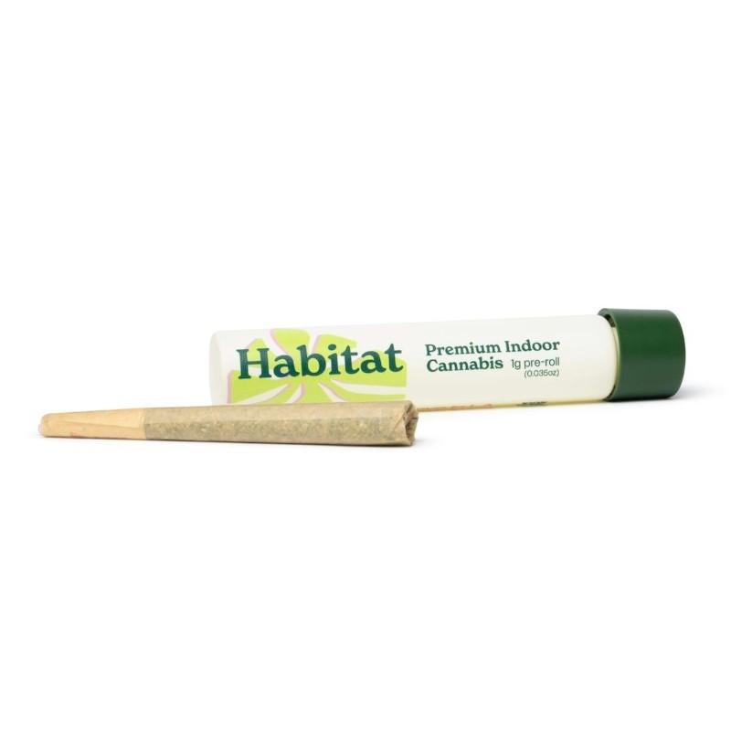 Photograph of product: HABITAT: CHAMPAGNE 1G PRE-ROLL