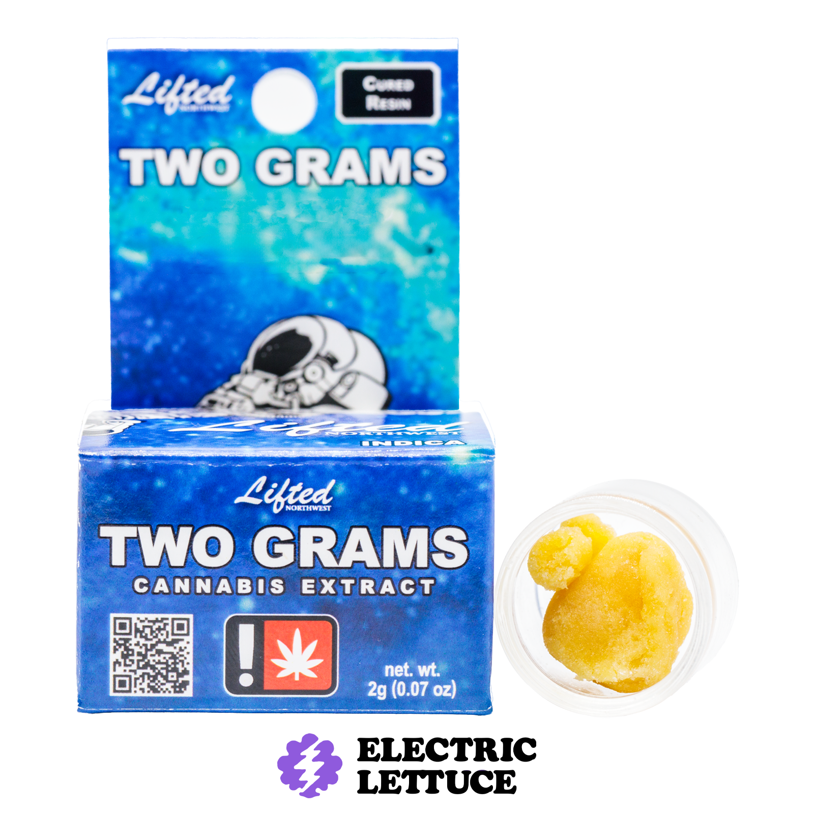 Photograph of product: Lifted NW Sherbacio Cured Resin 2g