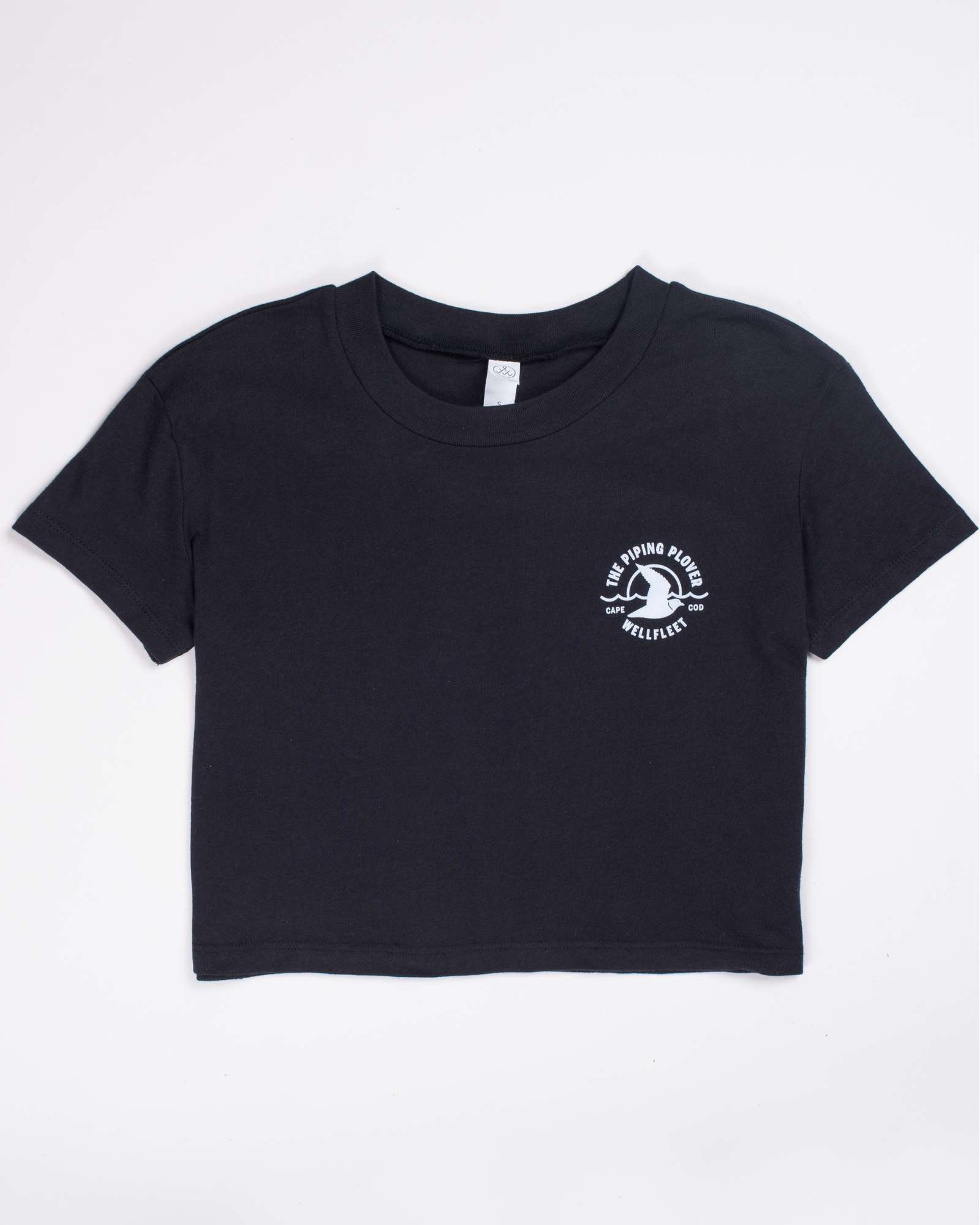 Photograph of product: Crop Top T-Shirt (Black) - S