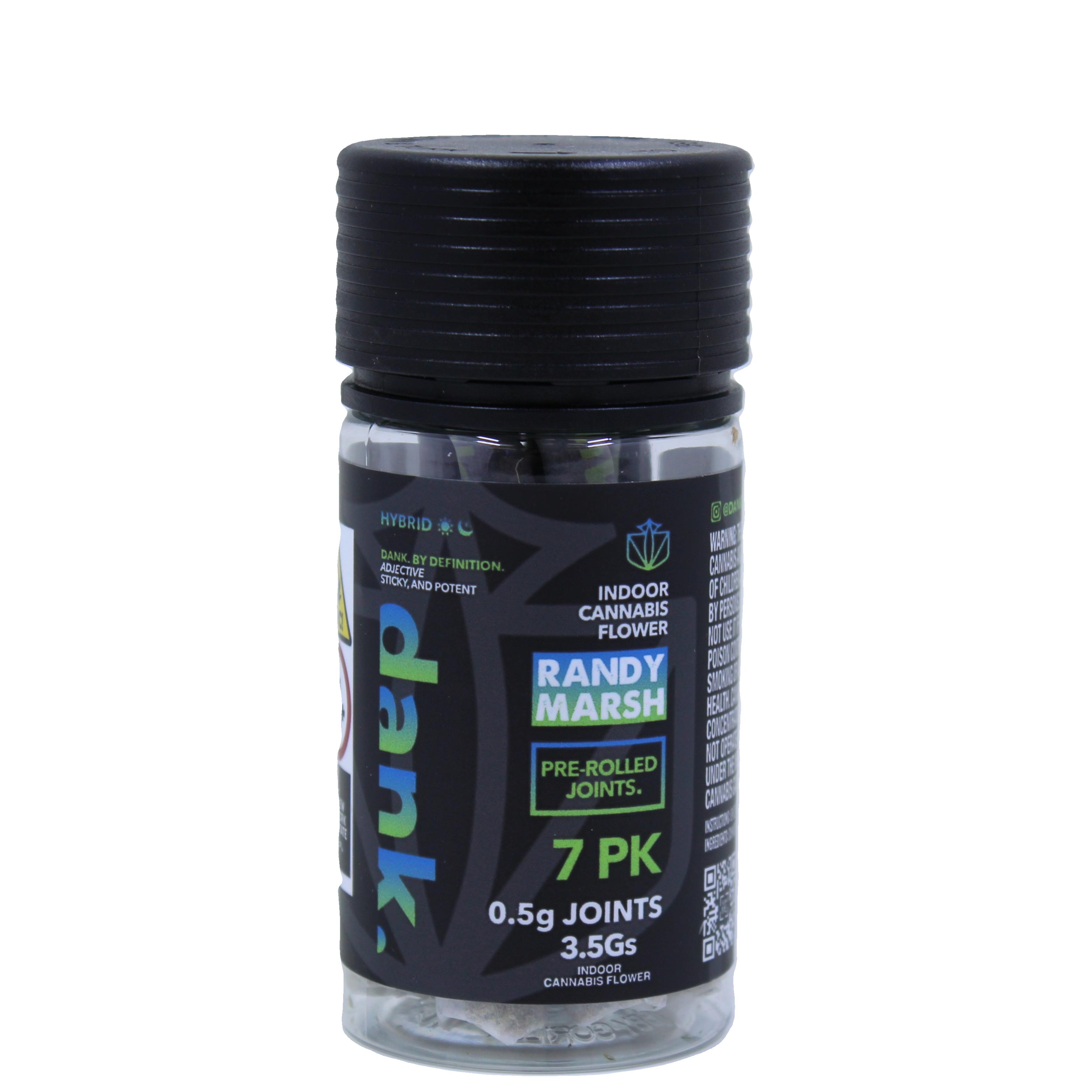 Photograph of product: Dank | Pre-Rolls | Randy Marsh | 7 Pack