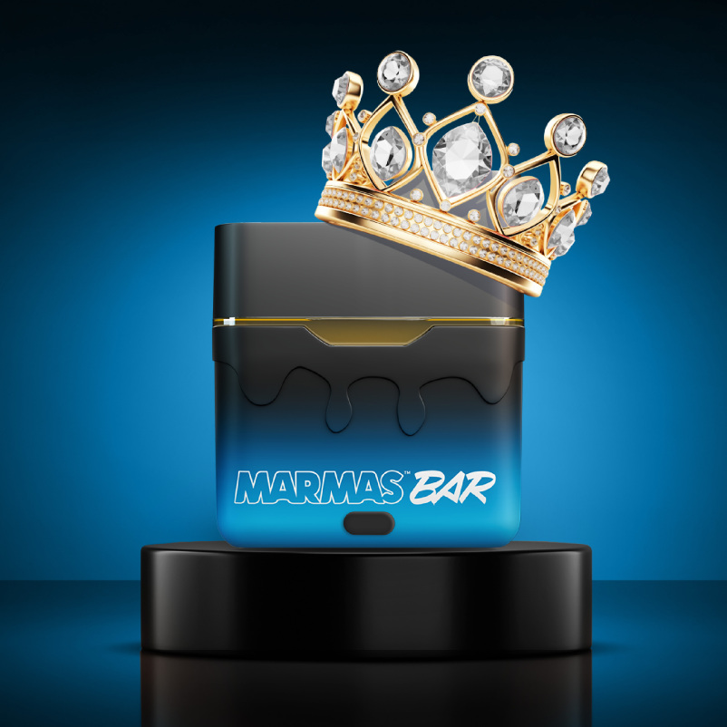 Photograph of product: Marmas Bar Disposable Vape | Blueberry | Liquid Diamonds | 1g