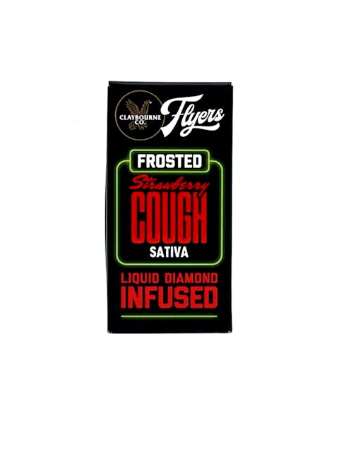 Photograph of product: Frosted Preroll Pack (5 x .5g) - 2.5g - Black Triangle OG - I