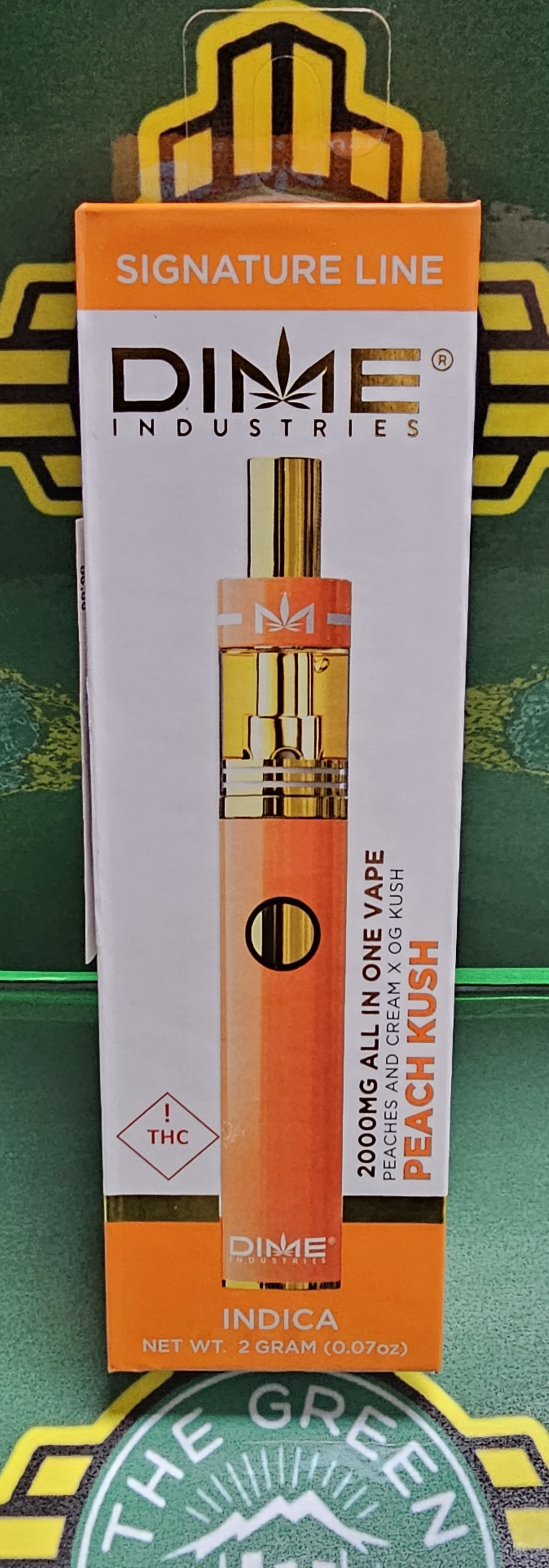 Photograph of product: Dime - Disposable - (I) - Peach Kush