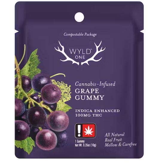 Photograph of product: Grape Gummies | Single Dose 100mg
