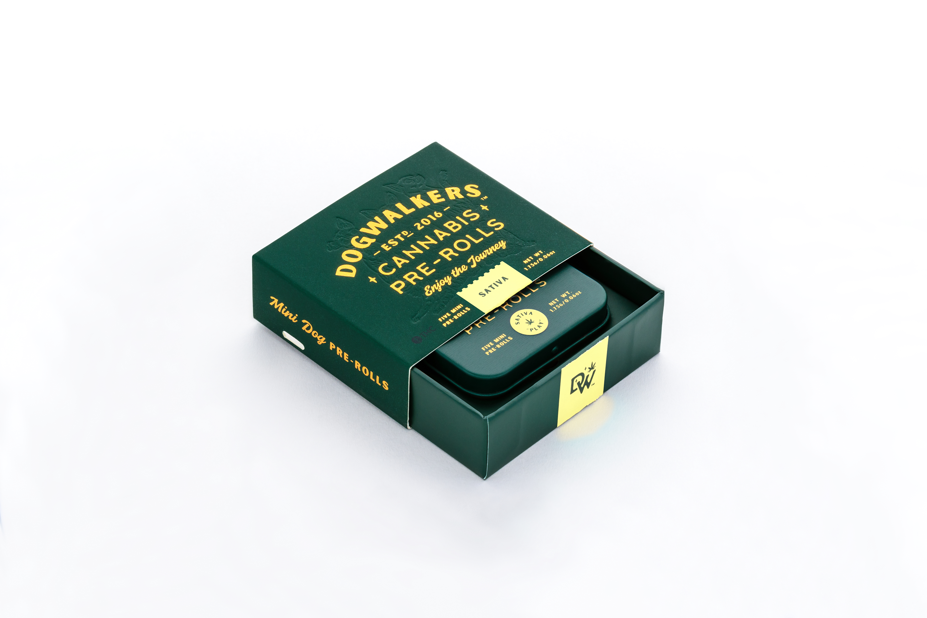 Photograph of product: Dogwalkers - Pre-Rolls White Durban 5pk - 1.75g