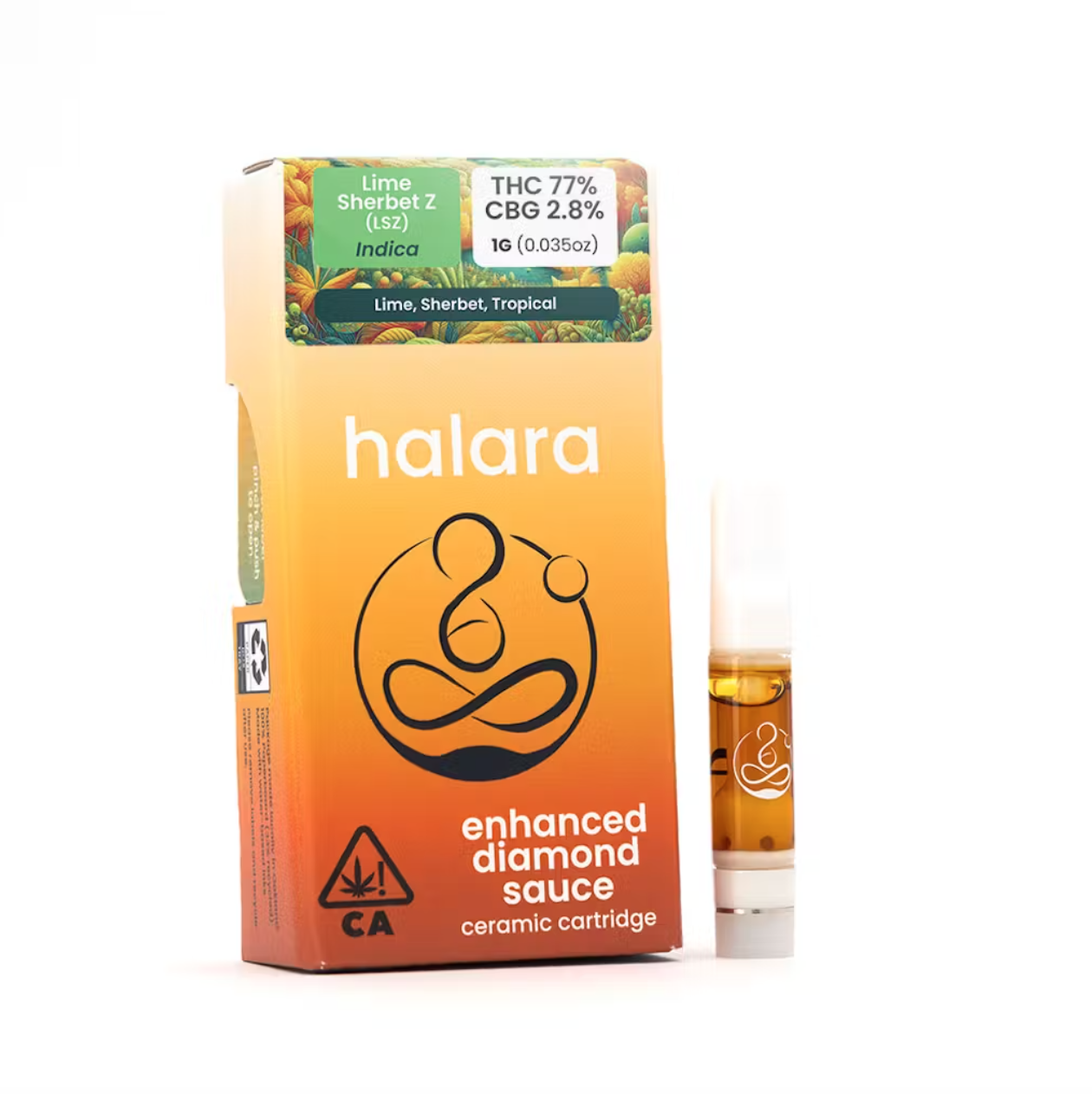 Photograph of product: LIME SHERBET Z 1G ENHACED DIAMOND SAUCE CARTRIDGE