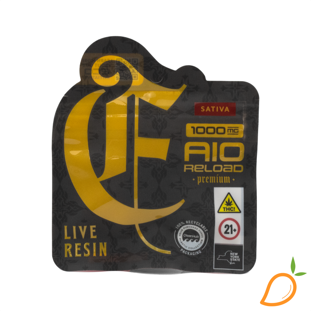 Photograph of product: 1g Amnesia Haze Premium Live Resin Vape Reload Eureka