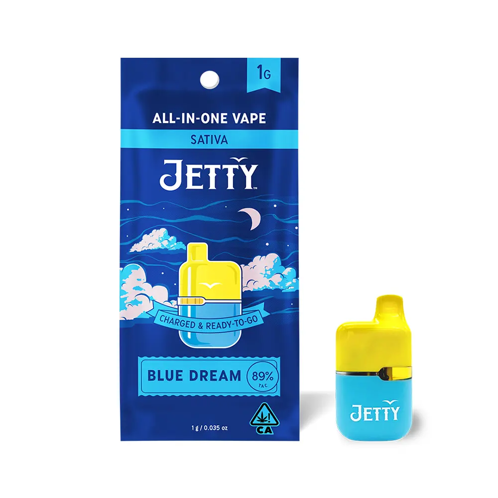 Photograph of product: Jetty Vape Mini Tank AIO - Blue Dream (Oui'd)