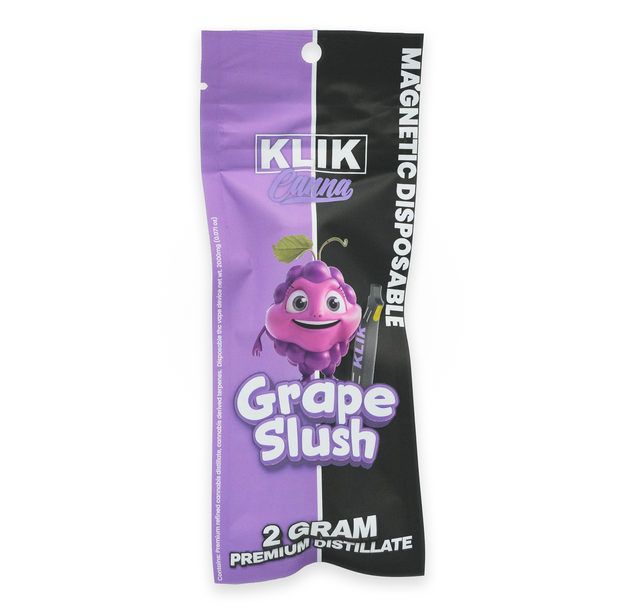Photograph of product: Grape Slush | 2G Disposable Vape