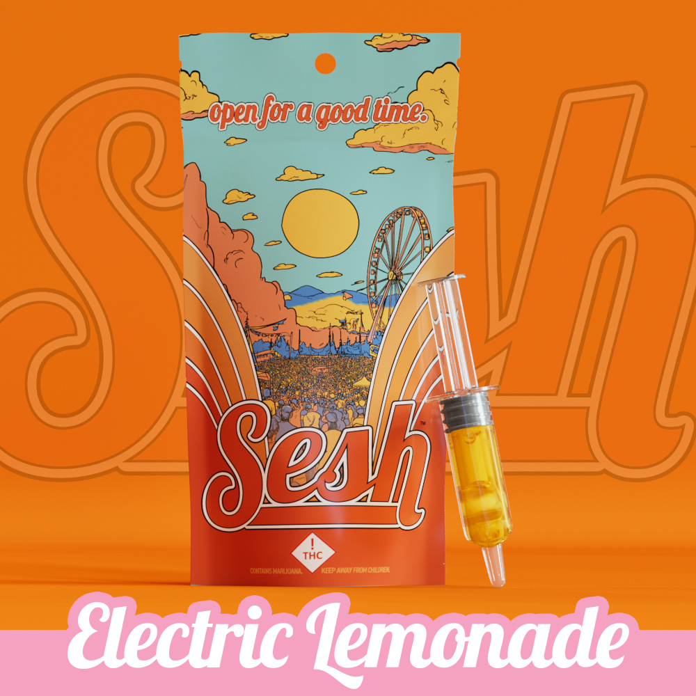 Photograph of product: Craft Sesh Distillate Syringe | 1,000mg | Electric Lemonade