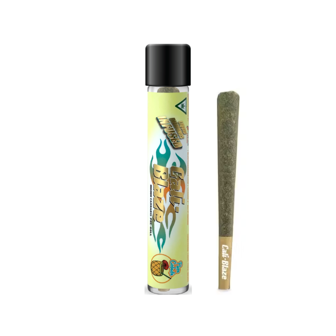 Photograph of product: Cali-Blaze | Pina Colada Infused Pre-Roll | 1.2g