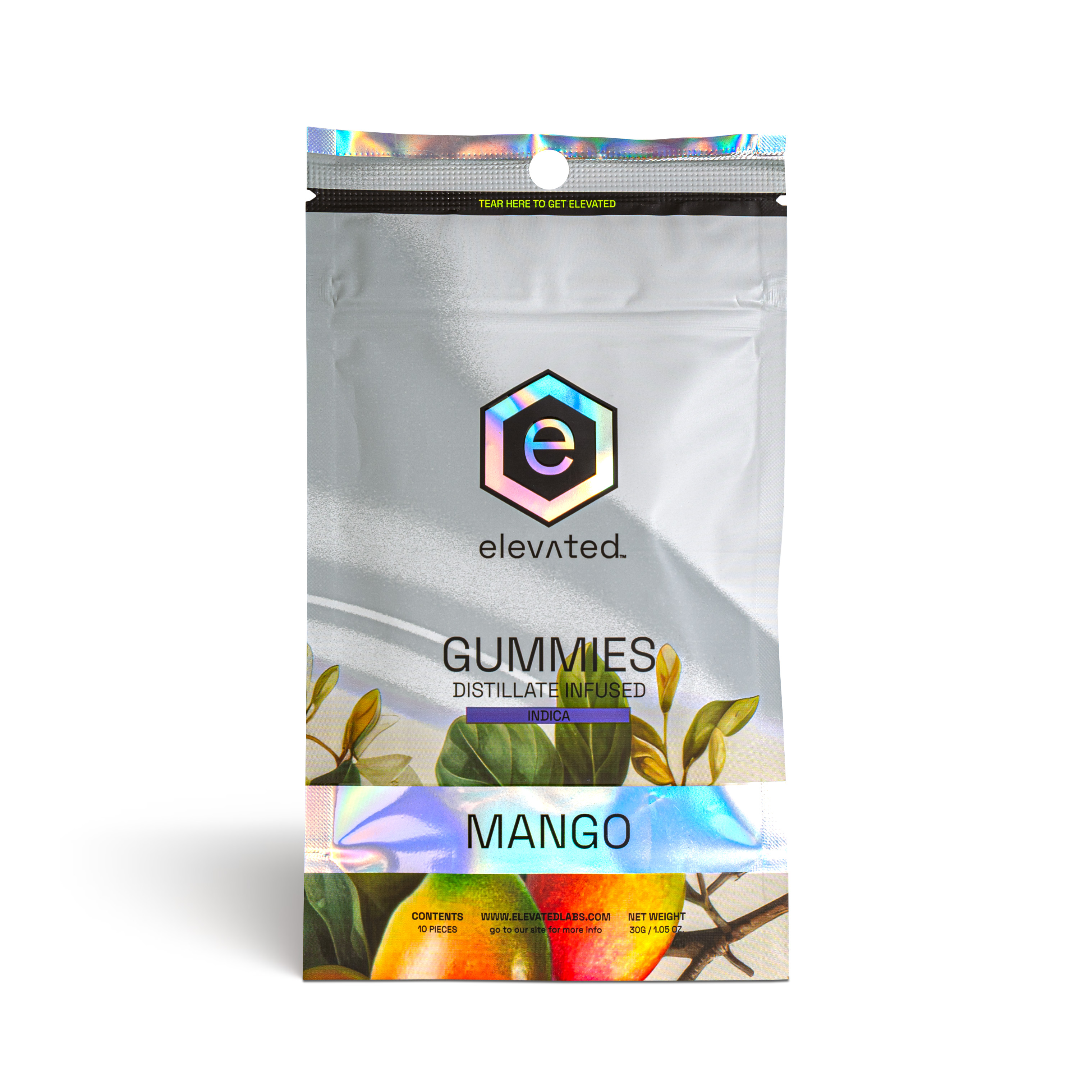 Photograph of product: Mango Gummies (Oui'd) - 100mg