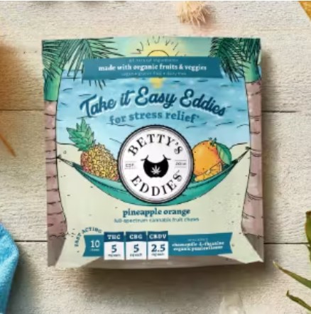 Photograph of product: Pineapple Orange Fruit Chews | 10pk