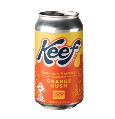 Photograph of product: Soda (H) Orange Kush 100mg