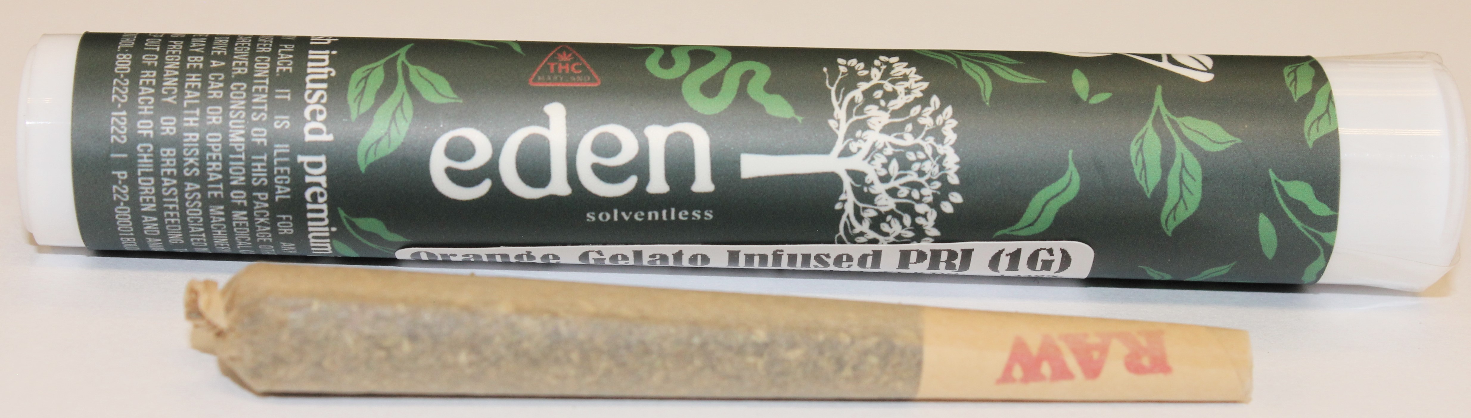 Photograph of product: Octane Mint Sorbet Bubble au chocolat Infused Pre-Roll 1g