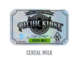 Photograph of product: Pacific Stone TH-ouia Diamond Infused Pre roll 7pk 3.5g - Cereal Milk (H)