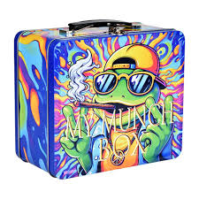 Photograph of product: My Munch Box | Metal Lunch Box | Smoking Frog