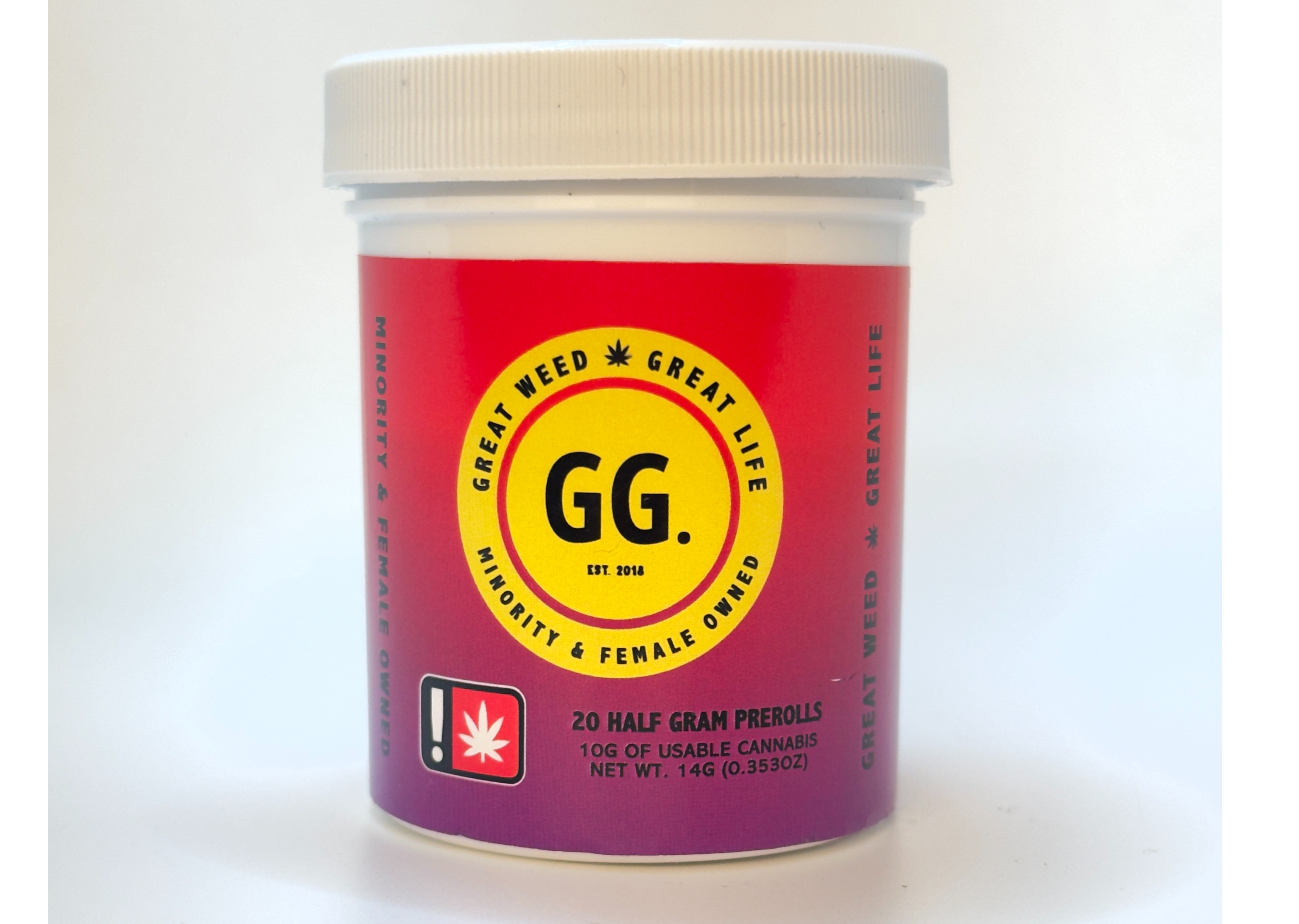 Photograph of product: GG - 20-Count .5 Pre-Roll Party Pack