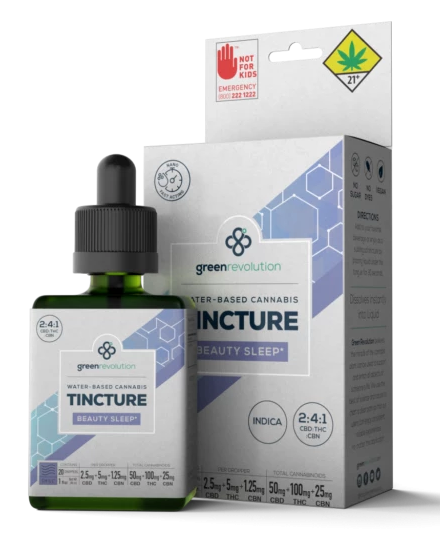Photograph of Product: (DOHC) (GR) Beauty Sleep Nano Tincture 2:4:1 CBD/THC/CBN (I)