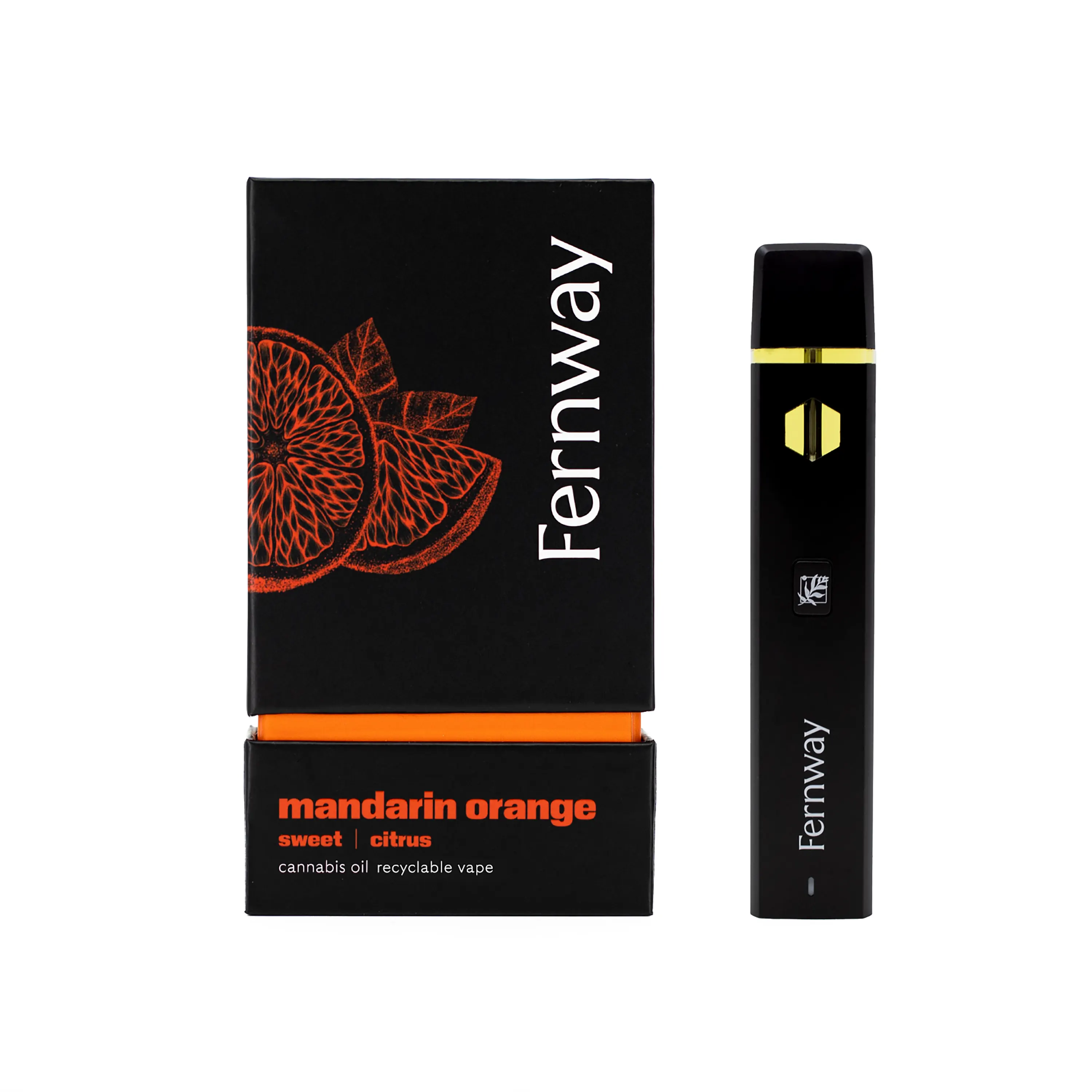 Photograph of product: Fernway | Mandarin Orange | AIO Disposable Vape | 2g