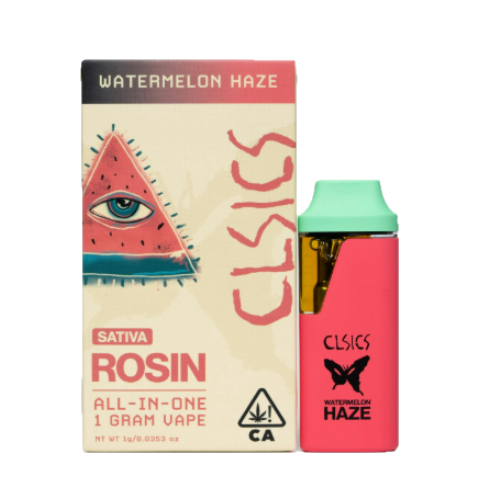 Photograph of product: WATERMELON HAZE - 1G LIVE ROSIN ALL-IN-ONE