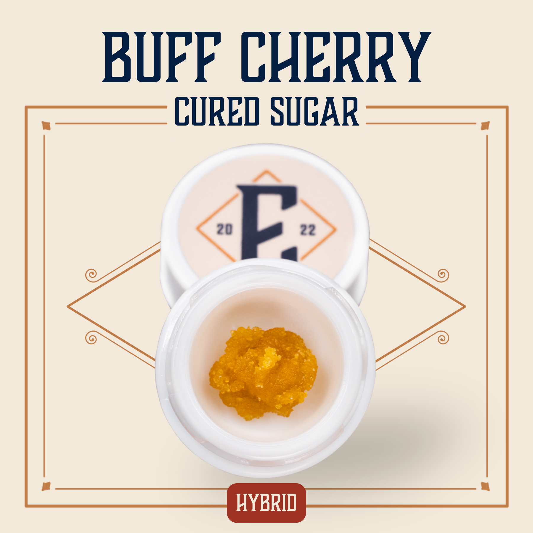 Photograph of Product: Elevate: Concentrate | Buff Cherry | Cured Sugar | 2g