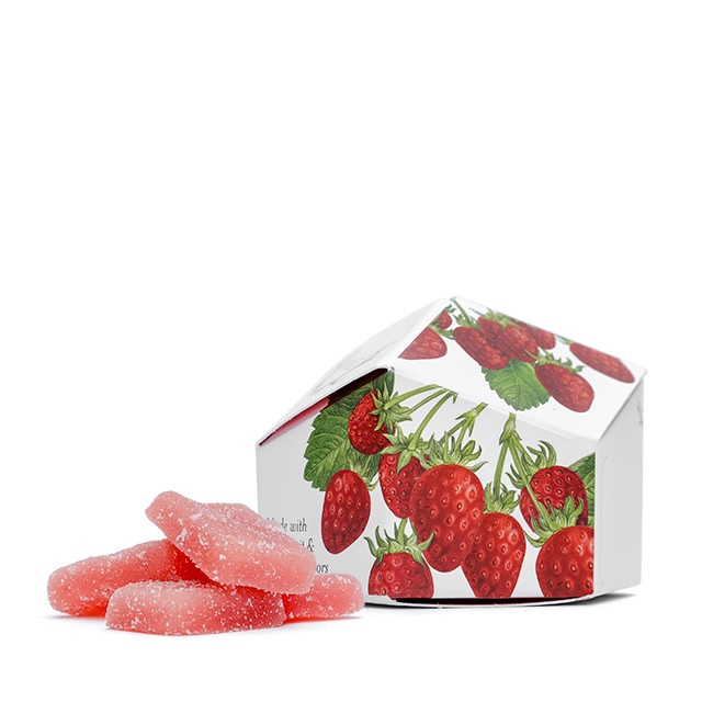 Photograph of product: Strawberry 20:1 CBD/TH-oui Gummies 10mg
